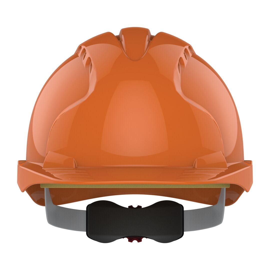 JSP Schutzhelm EVO3 AJF170 belüftet mit Schirm orange