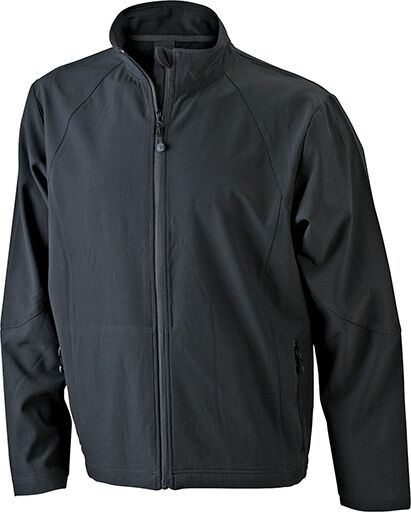 JAMES & NICHOLSON JN Mens Softshell Jacket JN1020 90%PES/10%EL black Größe XL