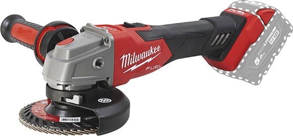 MILWAUKEE Akku-Winkelschleifer M18FSAG125XB-0X ohne Akku-& Ladegerät in HD Box