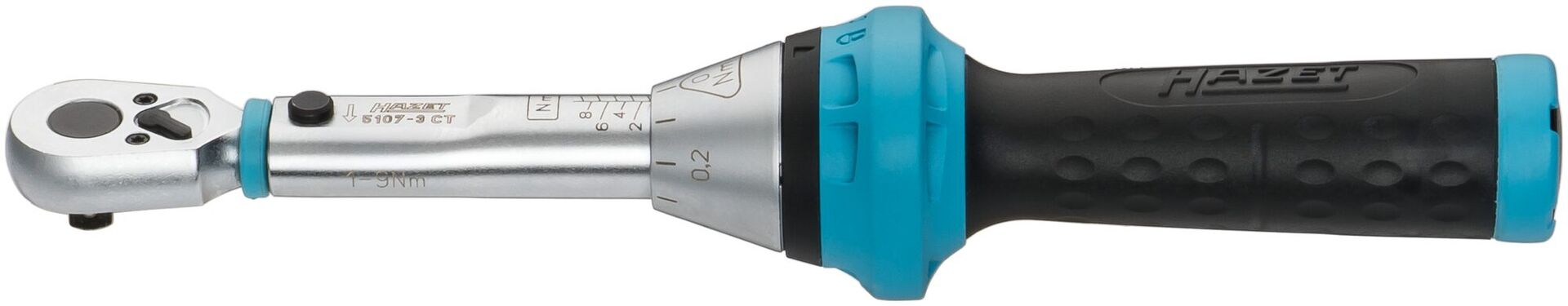 HAZET Drehmomentschlüssel 1/4" 1-9Nm 5107-3CT