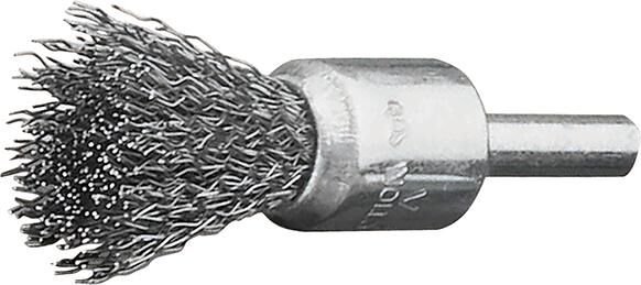 LESSMANN Pinselbürste Edelstahl gewellt 23x25/68x0,3mm