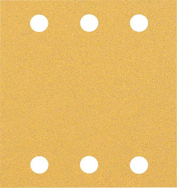 BOSCH EXPERT Schleifpapier C470 115x107mm K80 6-Loch VE 10