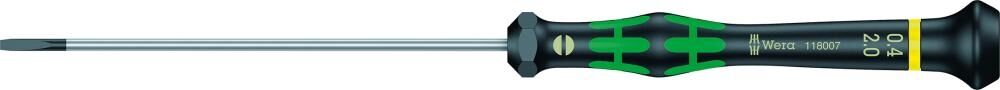 WERA Elektronik Schraubendreher Schlitz 2,0x0,4 x100mm