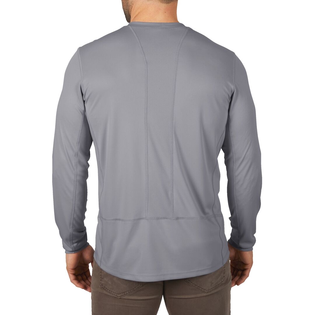MILWAUKEE Langarmshirt WWLSG grau Gr. M