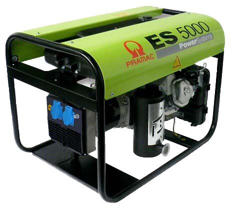 PRAMAC Stromerzeuger ES5000 + AVR Benzin 230V 4,2 kVA