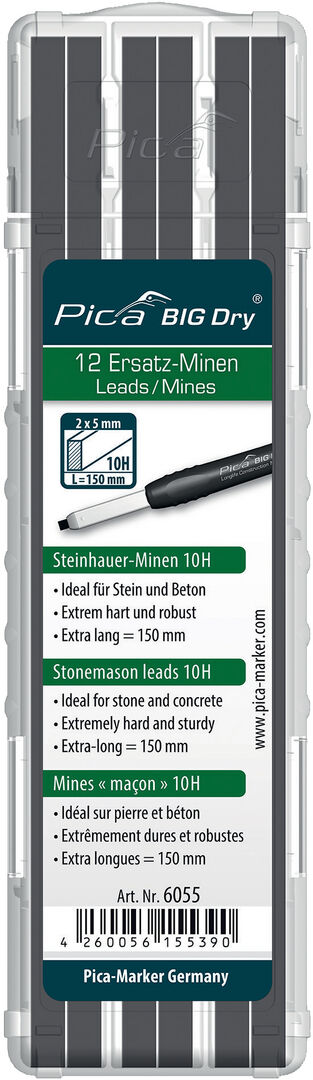 PICA Ersatzminenset Steinhauer Minen Graphit 10H