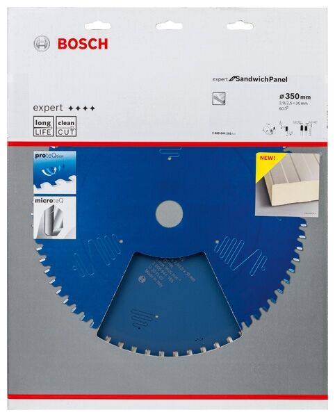 BOSCH Kreissägeblatt HW Expert Sandwich Panel 350x30x2,9 60T
