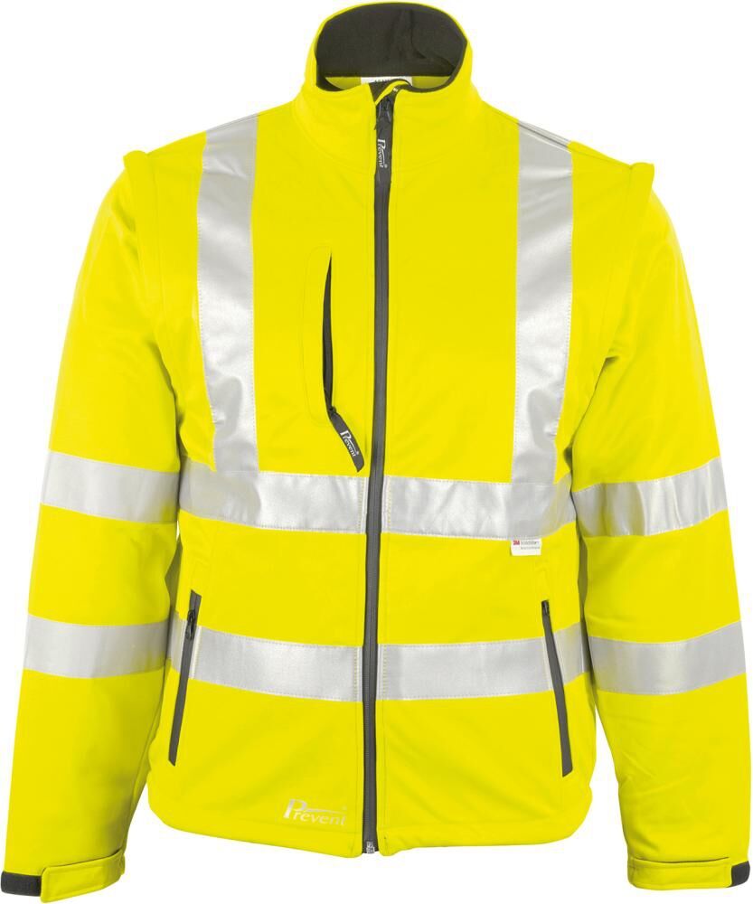 ASATEX Warnjacke,Softshell Gr. S neongelb