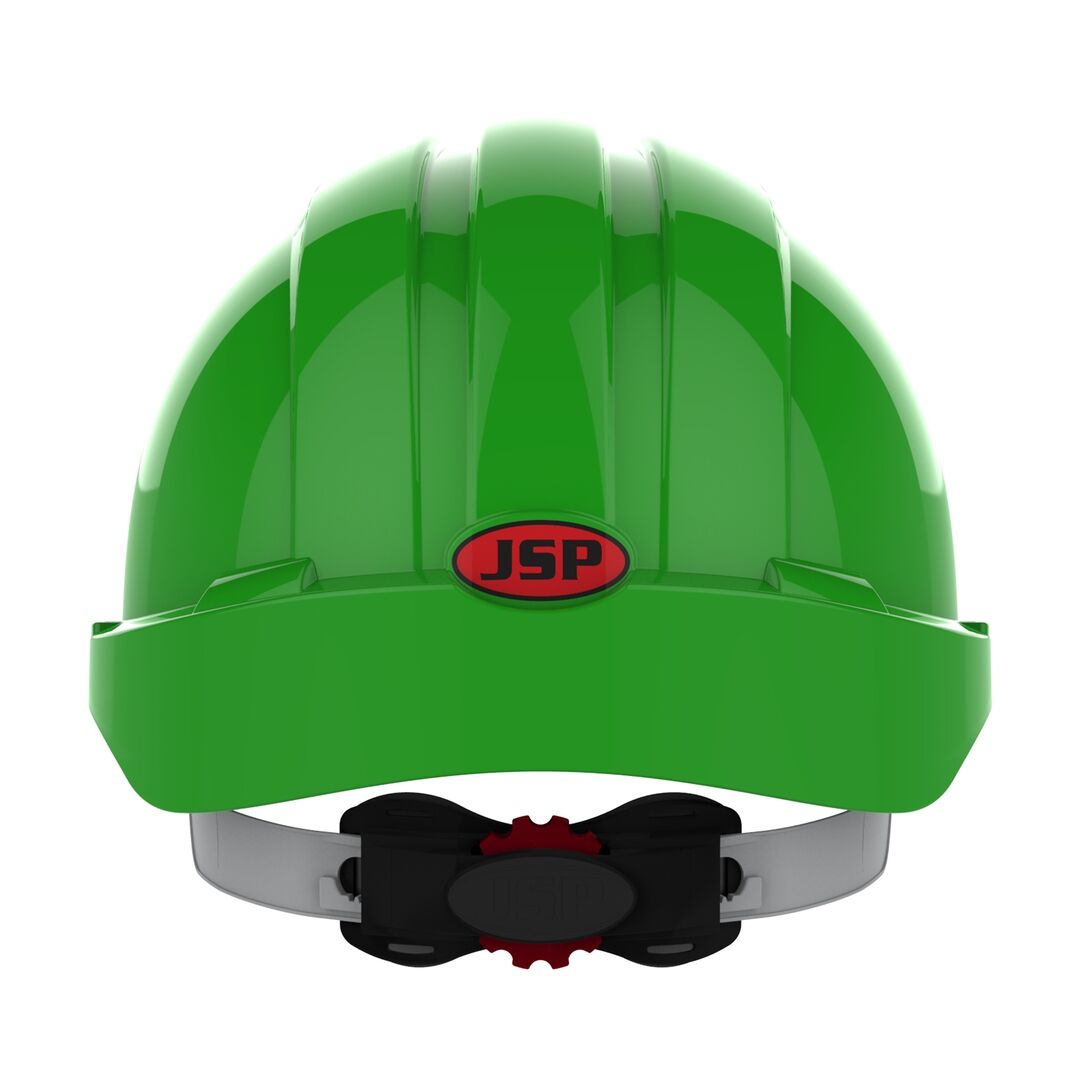 JSP Schutzhelm EVO3 AJF170 belüftet mit Schirm grün