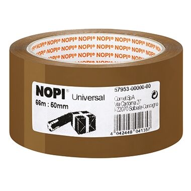 NOPI Packband Nr. 57542 66m 50mm braun