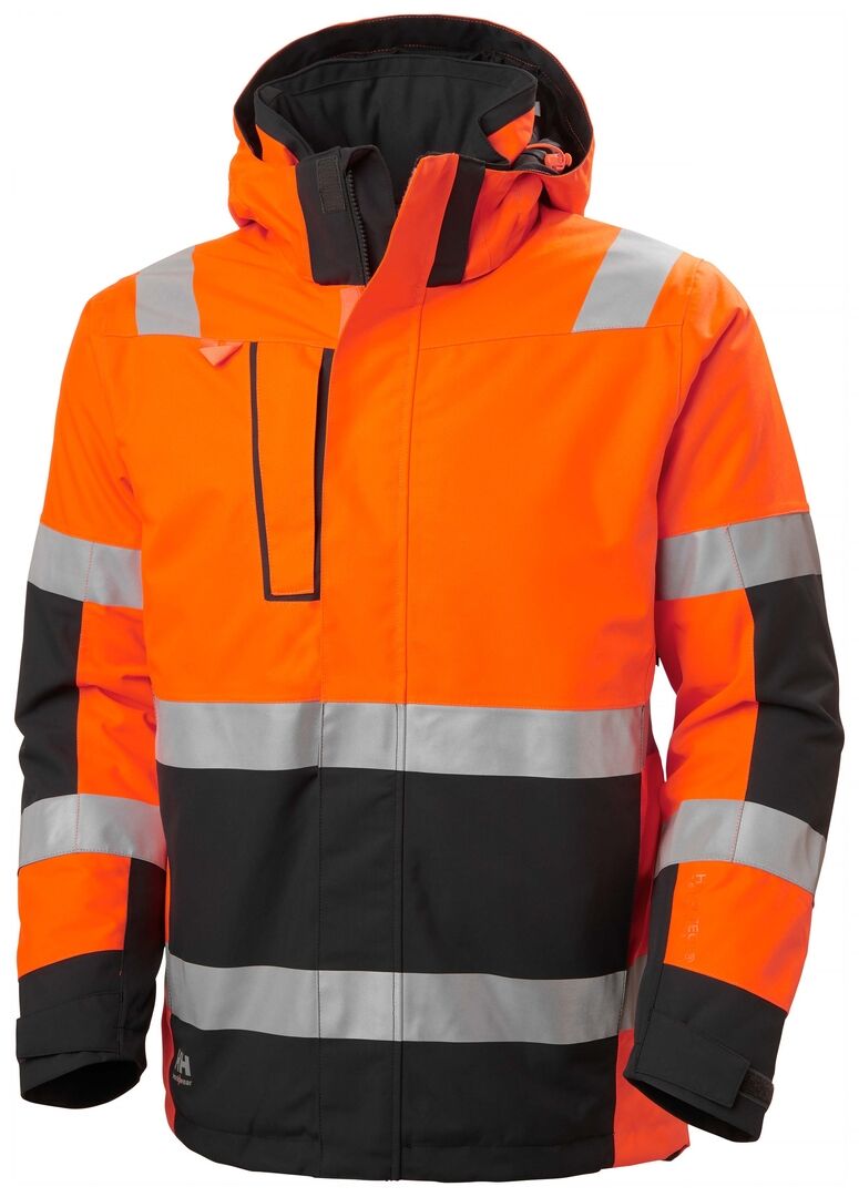 HELLY HANSEN Warnschutz Winterjacke ALNA 2.0 71392 orange/ebony Gr. XXL