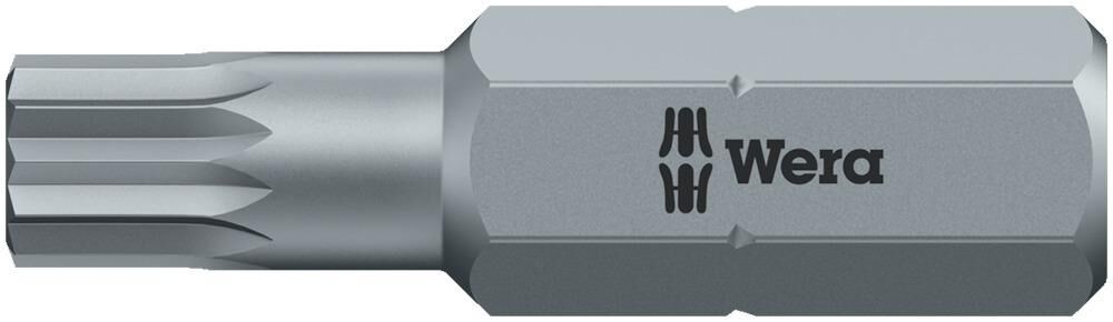 WERA Bit 1/4" XZN M8x25mm zähhart DIN3126 C 6,3