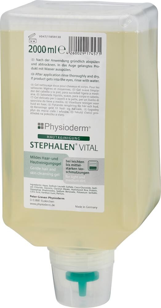 PHYSIODERM Hautreiniger Stephalen Vital 2000ml Varioflasche