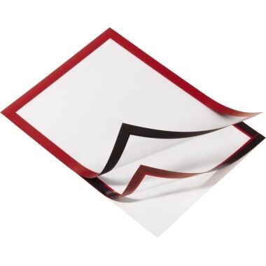 DURABLE Magnetrahmen MAGAFRAME 487203 DINA4 rot 2 Stück