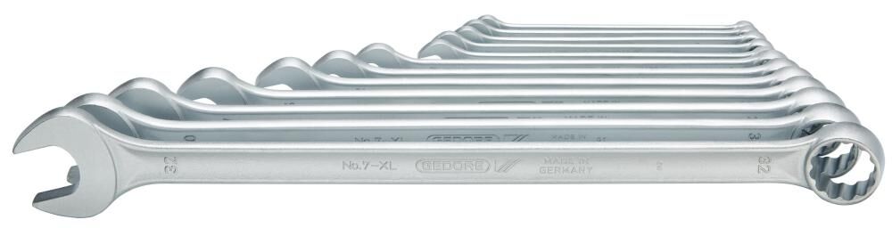 GEDORE Ring-Maulschlüssel-Set extra lang 12tlg 10-32mm 7 XL -012 6095950