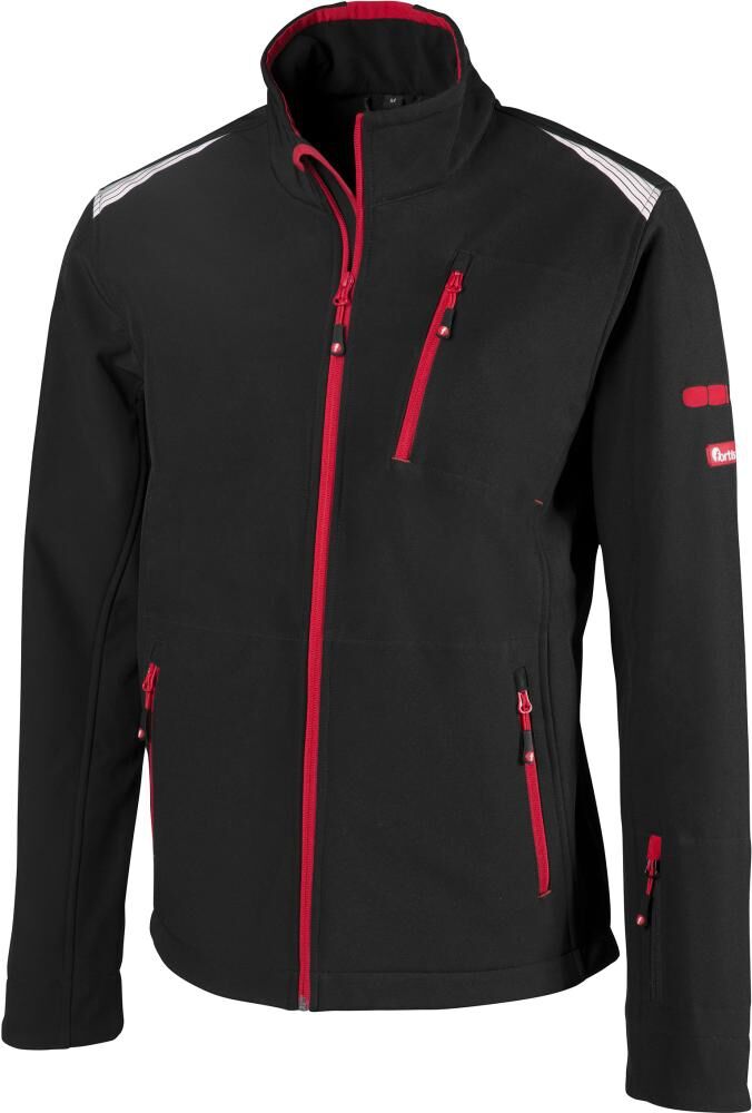 FORTIS Jacke 24 schwarz/rot Gr. 2XL