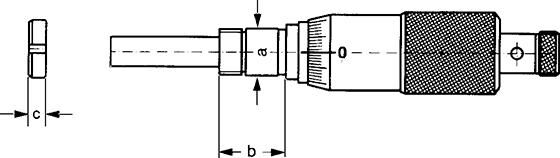 FORMAT Einbaumessschraube 0-6,5mm 0,01mm