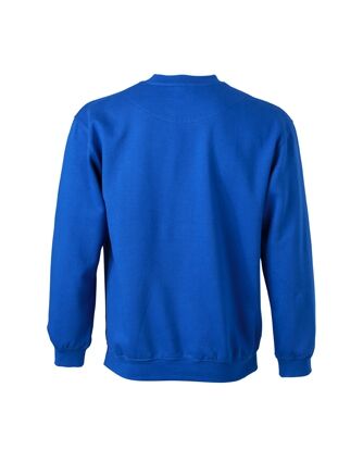 JAMES & NICHOLSON Sweatshirt Rundhals Heavy royal Gr. M