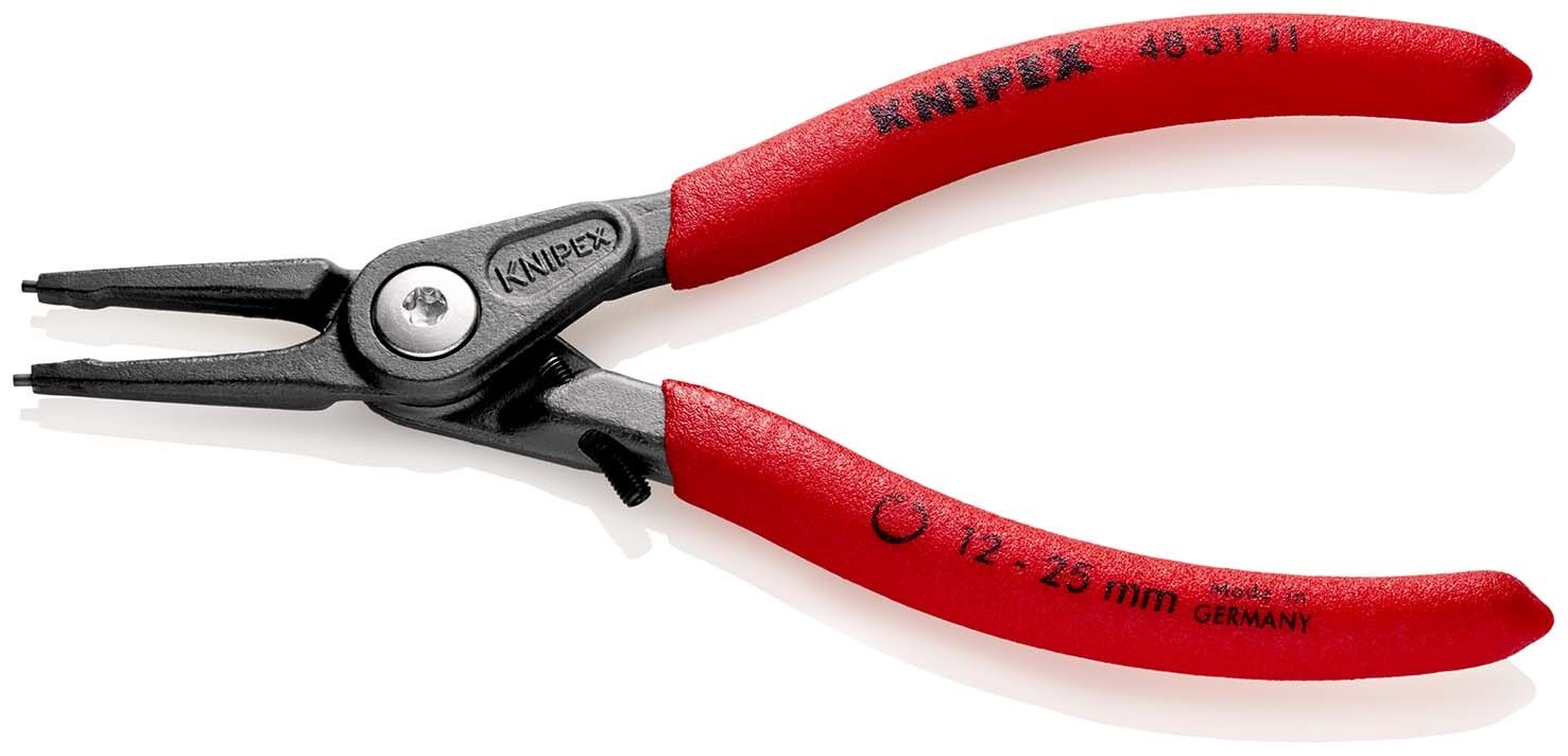 KNIPEX Präzisions-Sicherungsringzange 140mm für Innenringe in Bohrungen 48 31 J1