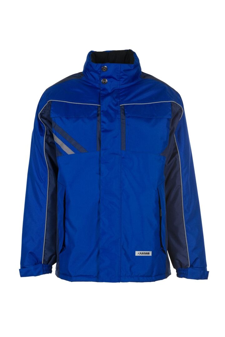 PLANAM Winterjacke Highline Nr. 2300 Kornblau-Marine-Zink Gr. 3XL