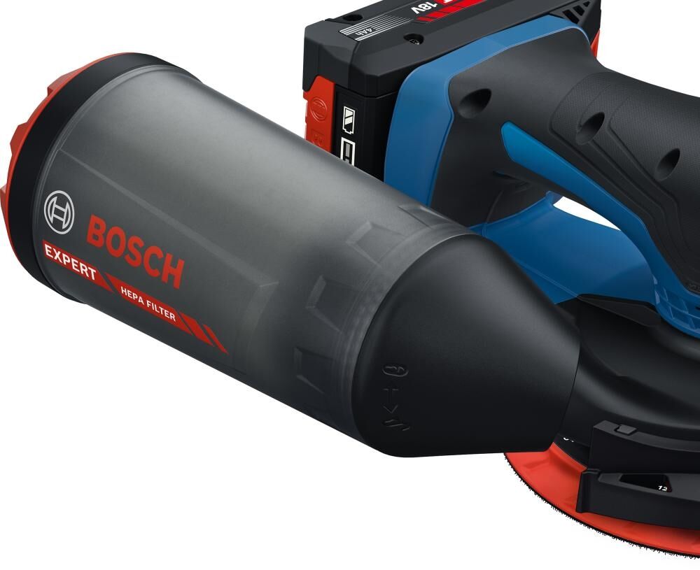 BOSCH EXPERT Akku-Exzenterschleifer EXEX18V-150-5, solo, in L-BOXX