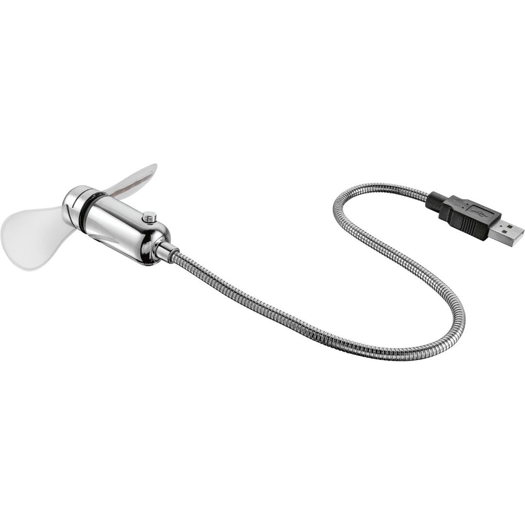 TRUST Ventilator Flex 23235 USB Schwanenhals LED Uhrzeit