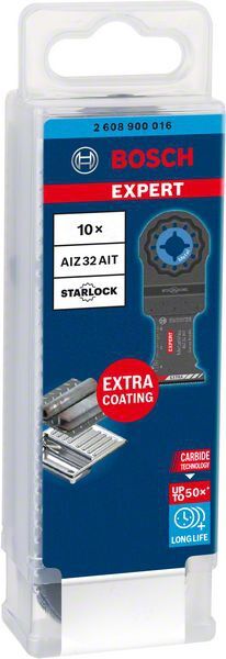BOSCH Sägeblatt Tauchsägeblatt Metal AIZ32AIT Expert Starlock VE 10