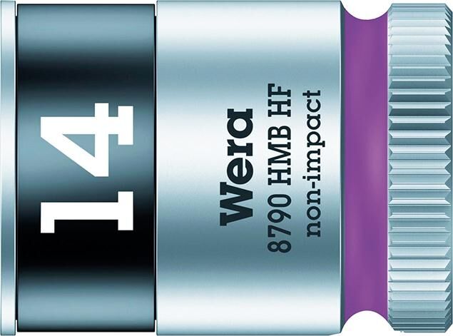 WERA Steckschlüsseleinsatz sechskant 3/8" 14mm Haltefunktion