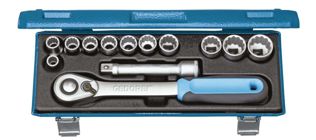 GEDORE Steckschlüssel-Set 1/2" 13-tlg UD 10-24mm D 19 KMU-20 2545829
