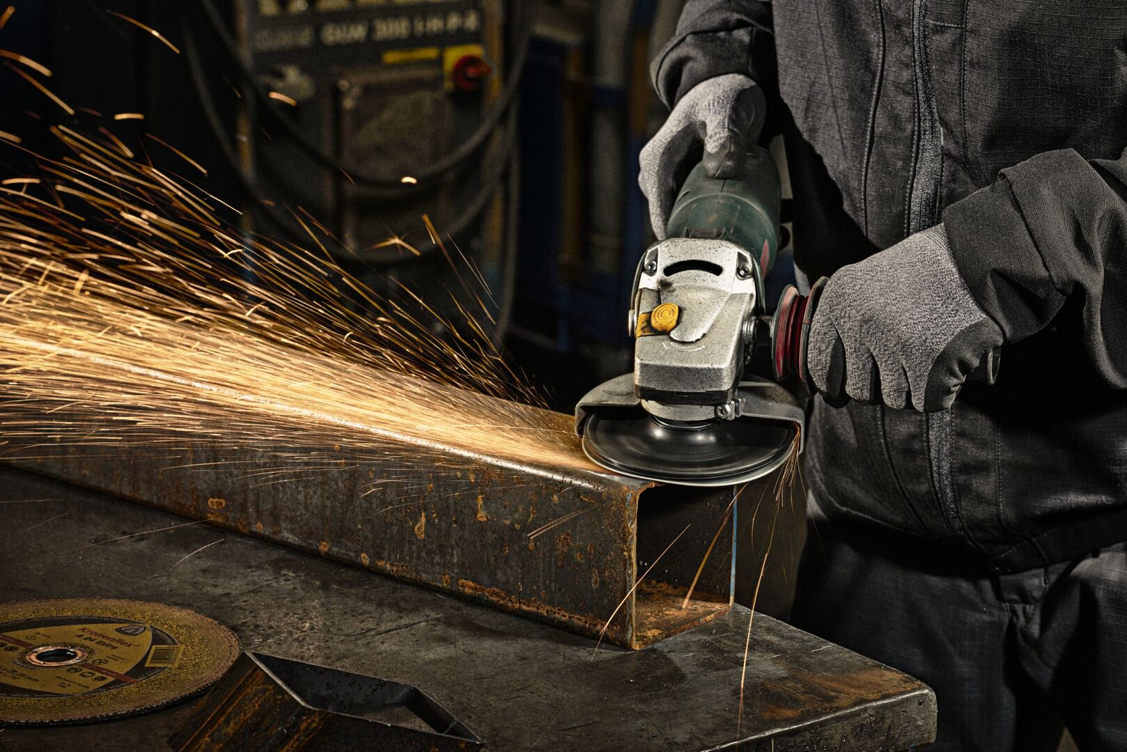 KLINGSPOR CS 561 Fiberscheiben K. 80 Sternl. SB 5er Pack 125x22mm