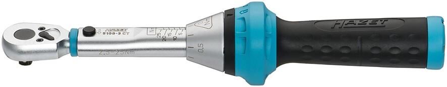 HAZET Drehmomentschlüssel 1/4" 2,5-25Nm 5108-3CT