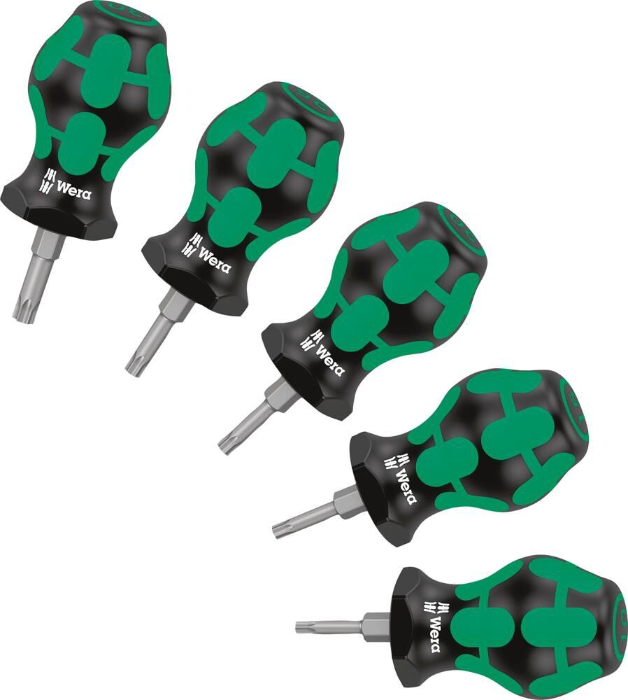 WERA Schraubendreher Set Stubby T10-27 5-teilig