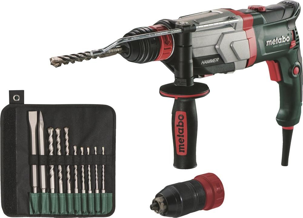 METABO Multihammer mit Zubehör im Koffer UHEV 2860-2 Quick Set 1100 Watt