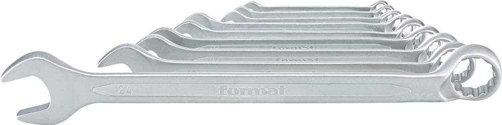 FORMAT Ringmaulschlüssel Set 8-25mm 9-teilig DIN3113B