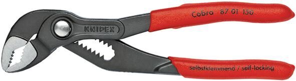 KNIPEX Wasserpumpenzange Cobra 87 01 150 Kunststoff überz. atramentiert 150mm