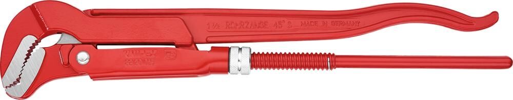KNIPEX Rohrzange S-Maul 420mm rot pulverbeschichtet 83 30 015