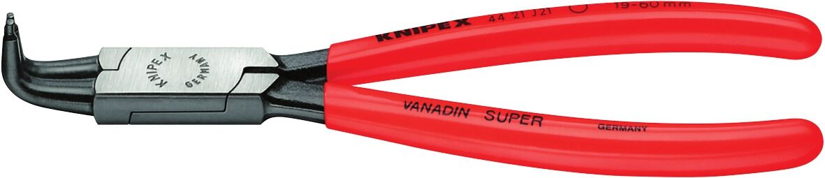 KNIPEX 44 21 J11 Sicherungsringzange für Innenr. in Bohr. schw. atrA 130mm