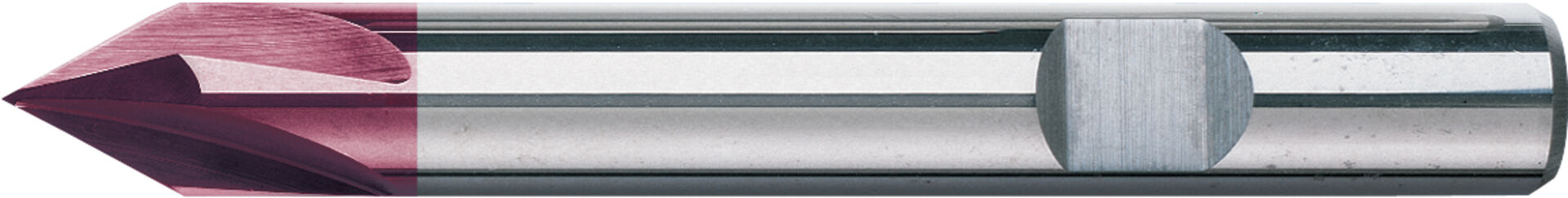 FORMAT Entgratfräser NC DIN6527 VHM 12,0mm 60 Grad TiAlN