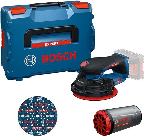 BOSCH EXPERT Akku-Exzenterschleifer EXEX18V-150-5, solo, in L-BOXX