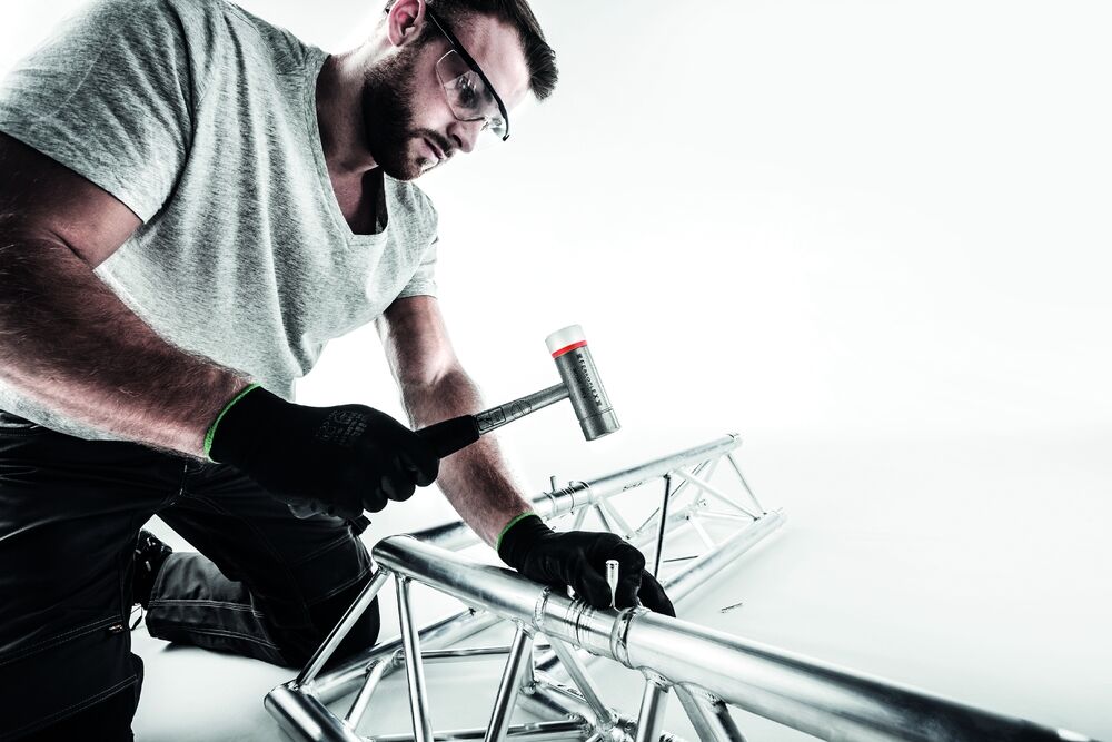 HALDER Schon- + Schlosserhammer 30mm FERROPLEX