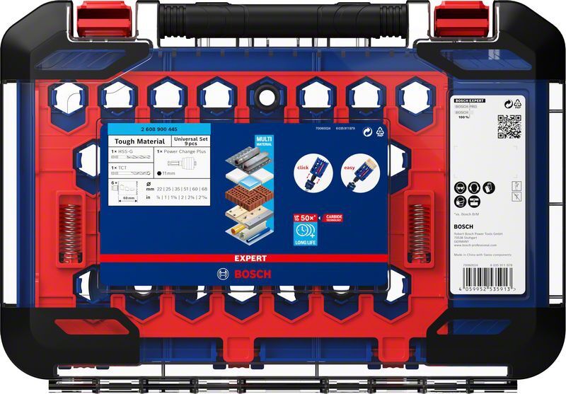 BOSCH Lochsägen Set EXPERT ToughMaterial 9-teilig
