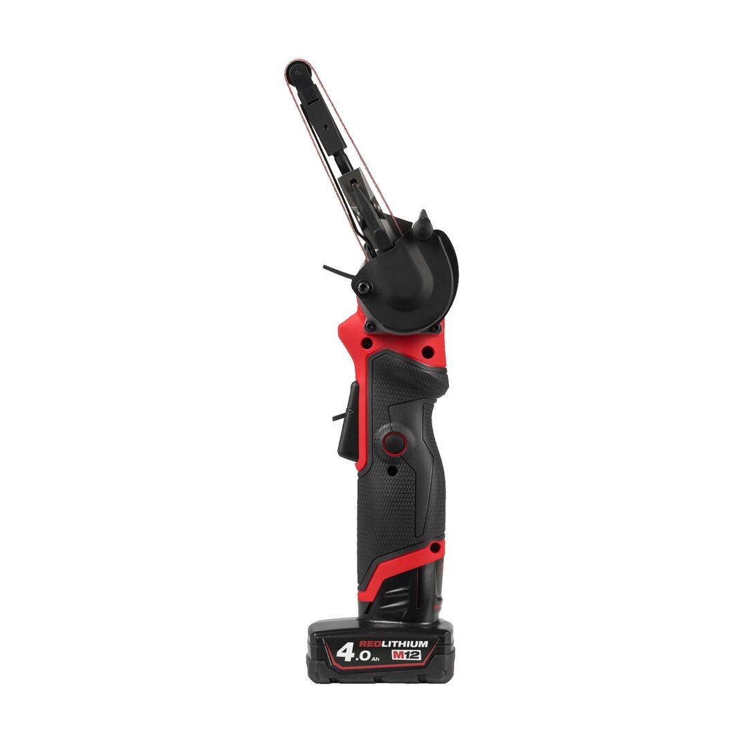 MILWAUKEE Akku-Bandfeile M12 FBFL13-402B 2x12V/4Ah Ladegerät Tasche