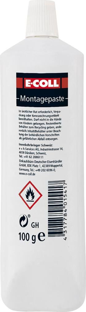 E-COLL Montagepaste 100g Tube