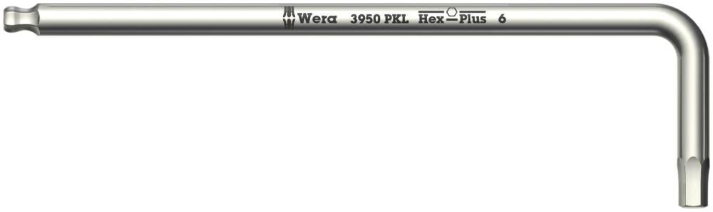 WERA Winkelschraubendreher Stainless 5mm sechskant hex-Plus
