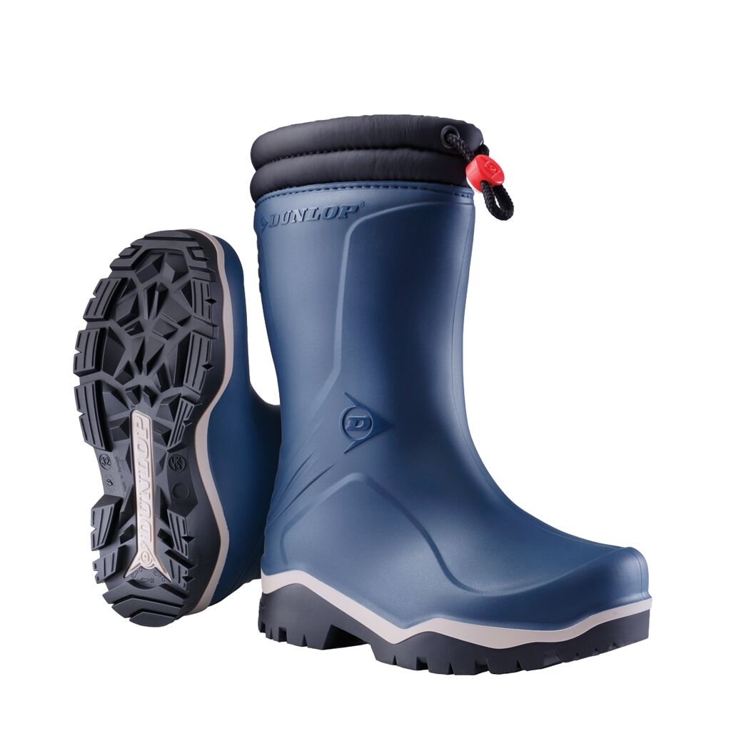 DUNLOP Kinder-Stiefel Kids Blizzard PVC Gr. 24 gefüttert blau/schwarz K354061