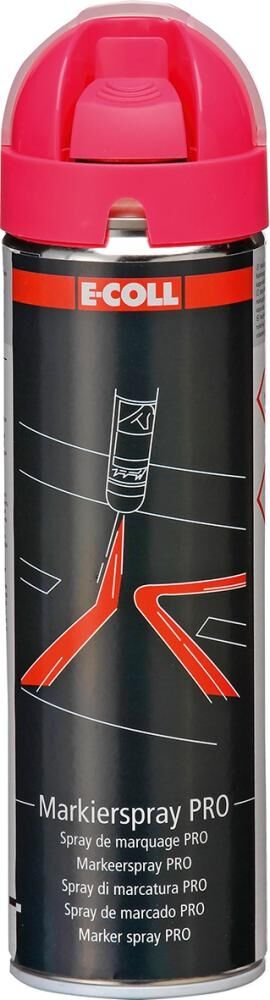 E-COLL PRO Markierspray floureszierend pink 500ml Spraydose