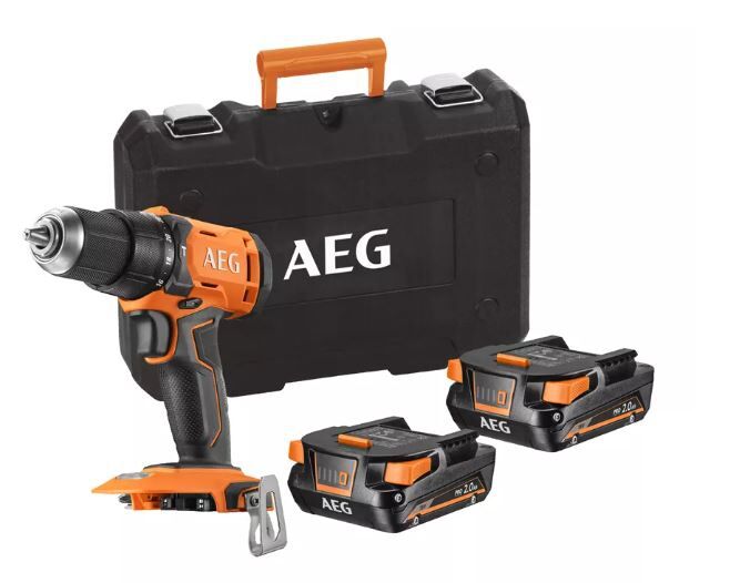 AEG Akku-Schlagbohrschrauber BSB18G4 202C 2x2Ah Ladegerät Koffer