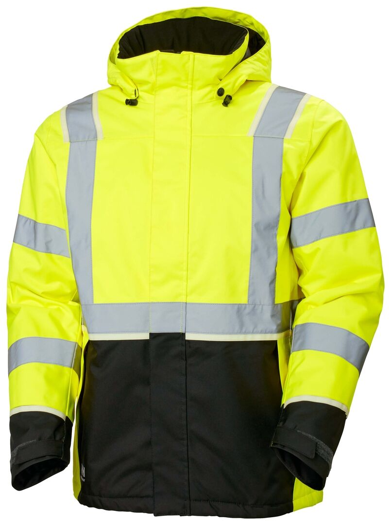HELLY HANSEN Warnschutz Winterjacke 71355 Gr. L Hi-Vis yellow/ebony