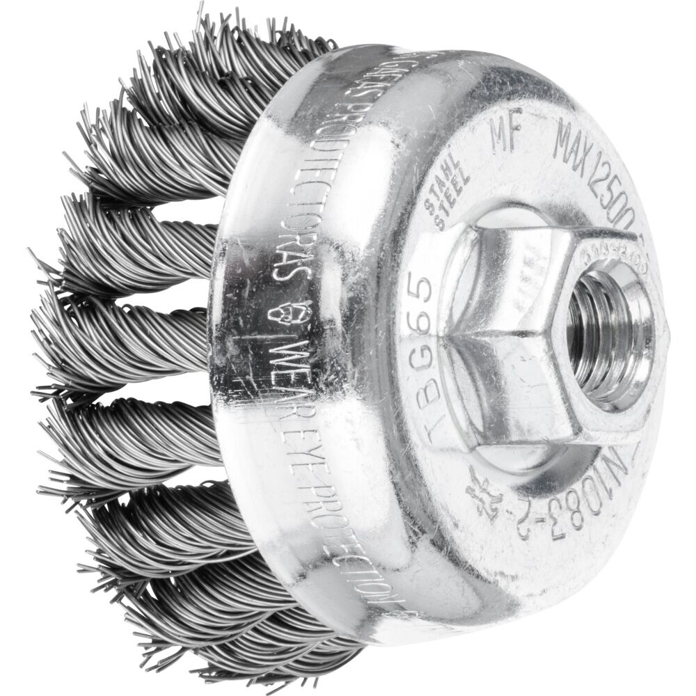 PFERD Topfbürste mit Gewinde TBG 65 STD. 0,5 M14