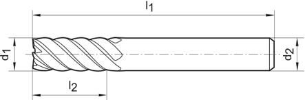 FORMAT Mehrzweckfräser 20,0mm DIN6527L VHM HB Z6-8 TiAlN